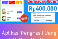 Aplikasi Penghasil Uang 100 Ribu Per Hari